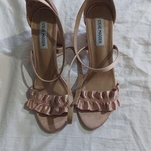 Steve Madden Women's Blush Ruffle Heels